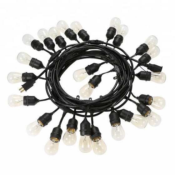 LED Plug-in Waterproof Warm White Heavy Duty Outdoor String Lights