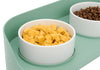 Ceramic Pet Food Dishes with Spill Guard