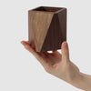 Wooden Pen Holder in Dark and Light Finish