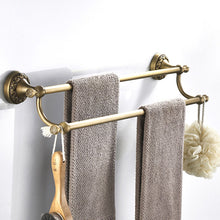  Towel Rack Bathroom Pendant Copper Material European Retro Antique Bathroom Towel Rack