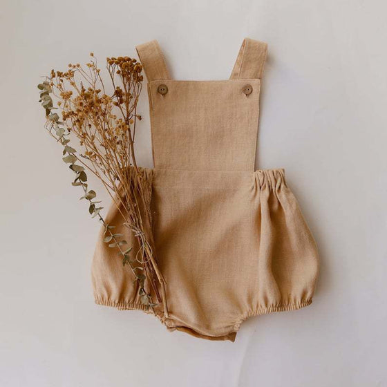 Baby Girl Bloomer Shorts Jumpsuit | Available in 3 Colors