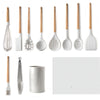 White Silicone Spatula Set