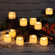  LED Flameless Tea Candles with Timer Set