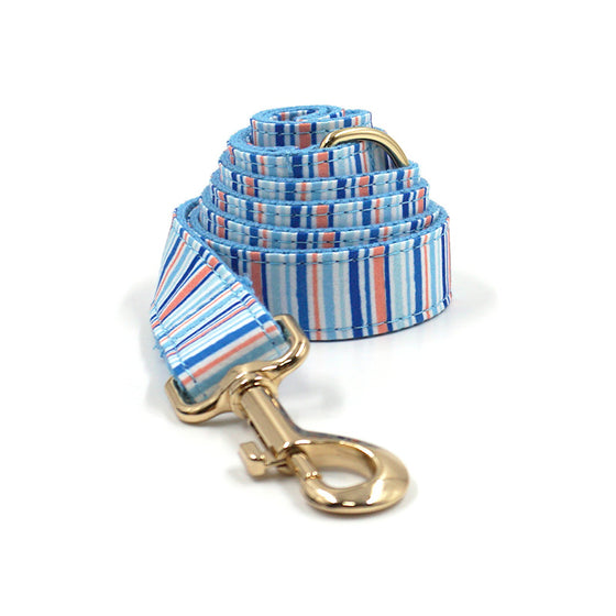 Striped Dog Collar, Leash, and Vest Set | Available in Other Colors and Sizes