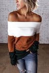 New Tri-colored Autumn Sweater | Available in 3 Colors