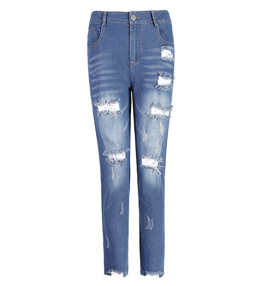 Women's Distressed Jeans