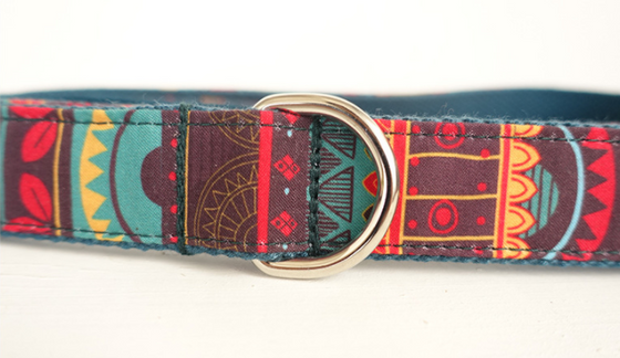 Bohemian Style Dog Collar and Leash Set | Available in Several Sizes