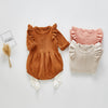 Knit Onesie with Ruffled Sleeves | Available in 3 Colors