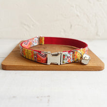  Adjustable Cat Collar With Bell in Boho Pattern