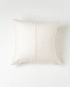 18" Riviera Hand-Stitch Throw Pillow Cover in Natural Cotton Color