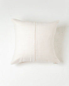  18" Riviera Hand-Stitch Throw Pillow Cover in Natural Cotton Color