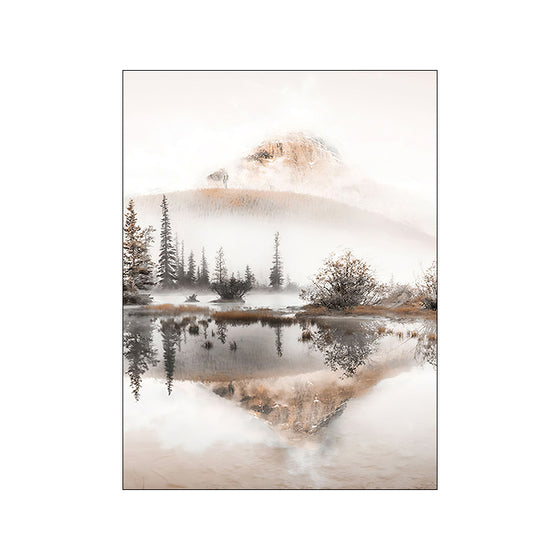 Natural Landscape Wall Art Canvas Flower Printing