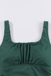 Dark Green Tankini Set