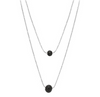 Black Lava Stone Necklace | Available in Gold or Silver