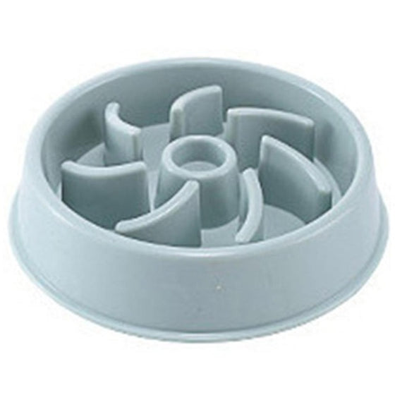 Pastel Colored Plastic Choke Prevention Pet Food Bowl