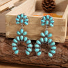 Turquoise Retro Dangling Earrings