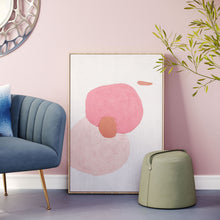  Pink Geode Canvas Wall Art