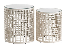  Reden Side Table Set in Silver