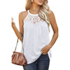 Chic Loose Fitting Tank Top with Lace