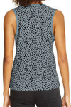 Black Dotted Print Casual Tank Top for Women | Available in 5 Colors