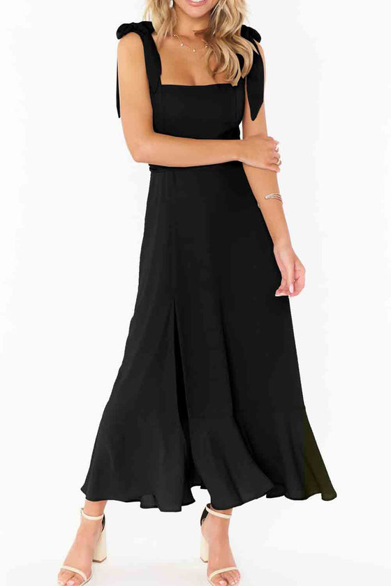 Black One-shoulder Long Dress