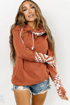 Aztec Pattern Pullover Hoodie with Pockets | Other Colors Available