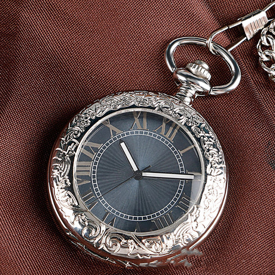 Vintage Style Mechanical Pocket Watch