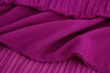 Vintage Fuchsia Colored Pleated Chiffon Dress