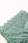 Green Lace Trim Top | Available in 2 Colors