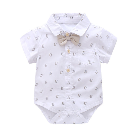 Baby Boy two-Piece Outfit with Bowtie