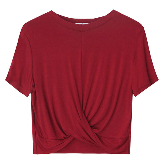 Front Knotted T-shirt