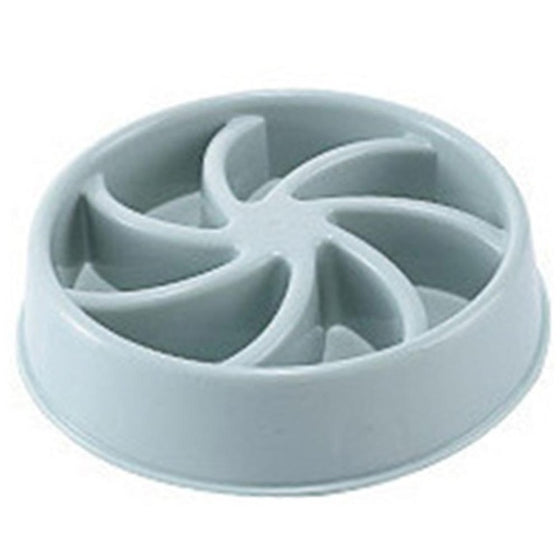 Pastel Colored Plastic Choke Prevention Pet Food Bowl