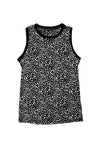 Black Dotted Print Casual Tank Top for Women | Available in 5 Colors