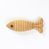 Chevron Patterned Cat Fish Toy