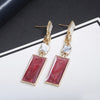 Rectangular Design Earrings