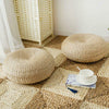 Straw Ottoman