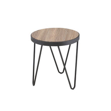  Solid Wood Round End Table