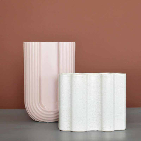 Ceramic Vases in Romantic Colors