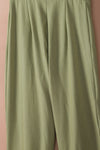 Green Asymmetric Wide Leg Jumpsuit