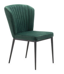  Set of 2 Tolivere Dining Chairs in Green