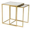 Calais Nesting Tables in Gold