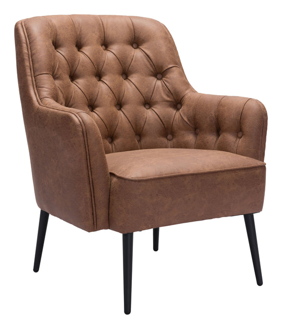 Tasmania Accent Chair in Vintage Brown | Available in Other Colors