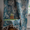 Yarn-dyed Jacquard Bedroom Bay Window Semi Blackout Curtain