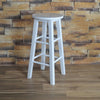 Solid Wood Chair Round Stool High Stool