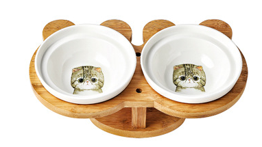 Ceramic Cat Bowl | Available in 4 Patterns