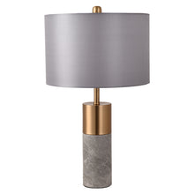  Luxury Marble Table Lamp with Drum Shade