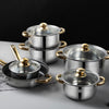 Stainless Steel Cooking Pot Set