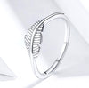 Sterling Silver Feather Ring