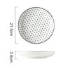 Pasta Dishes in Black and White Decorative Designs