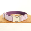 Lavender Luxury Dog Collar and Leash